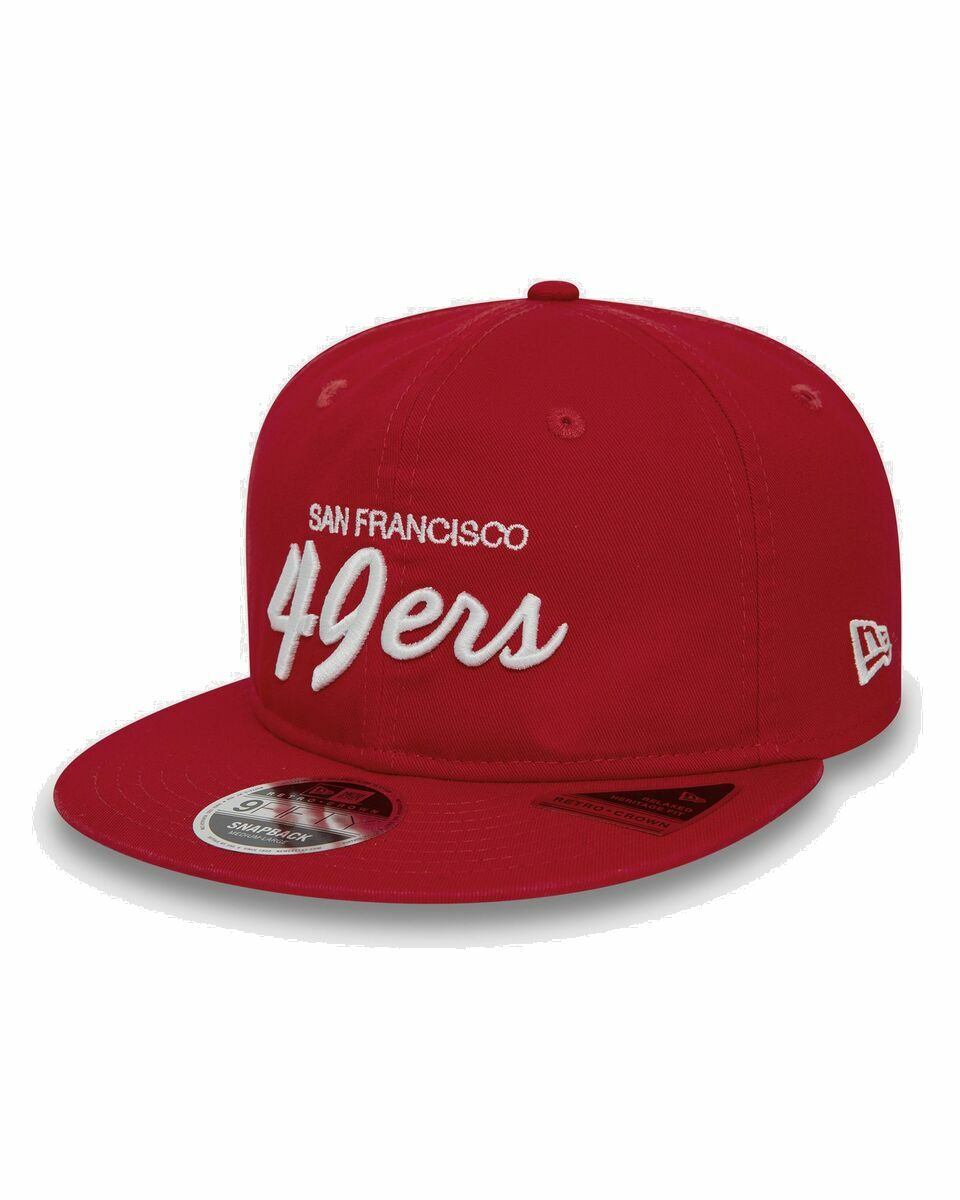 Photo: New Era Nfl Retro 9 Fifty San Francisco 49 Ers Fdr Red - Mens - Caps