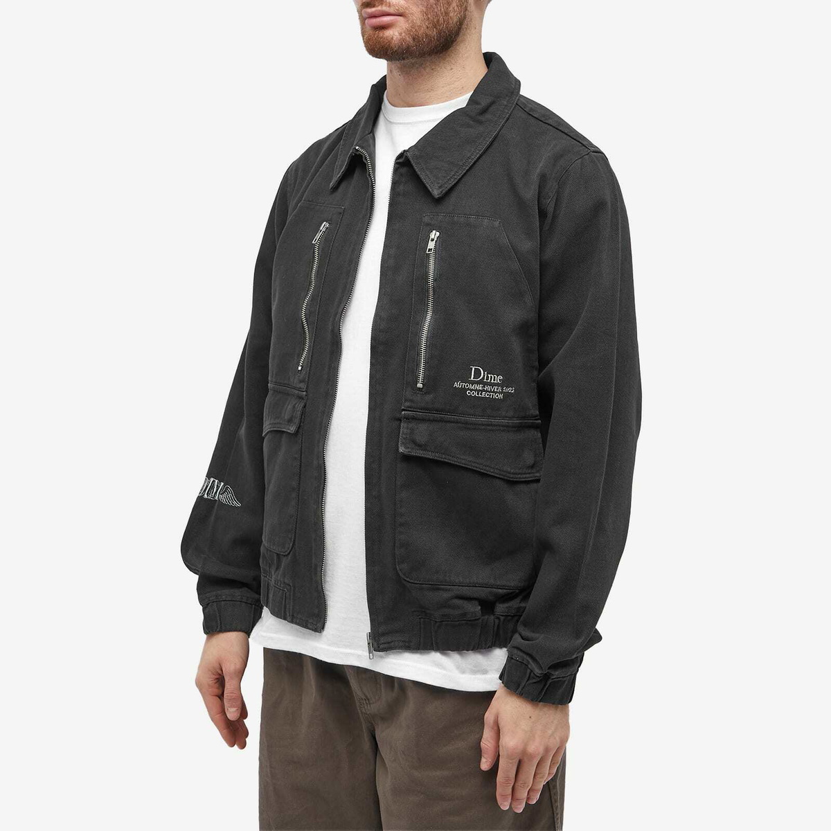 Dime Men's Tom Work Jacket in Charcoal Dime