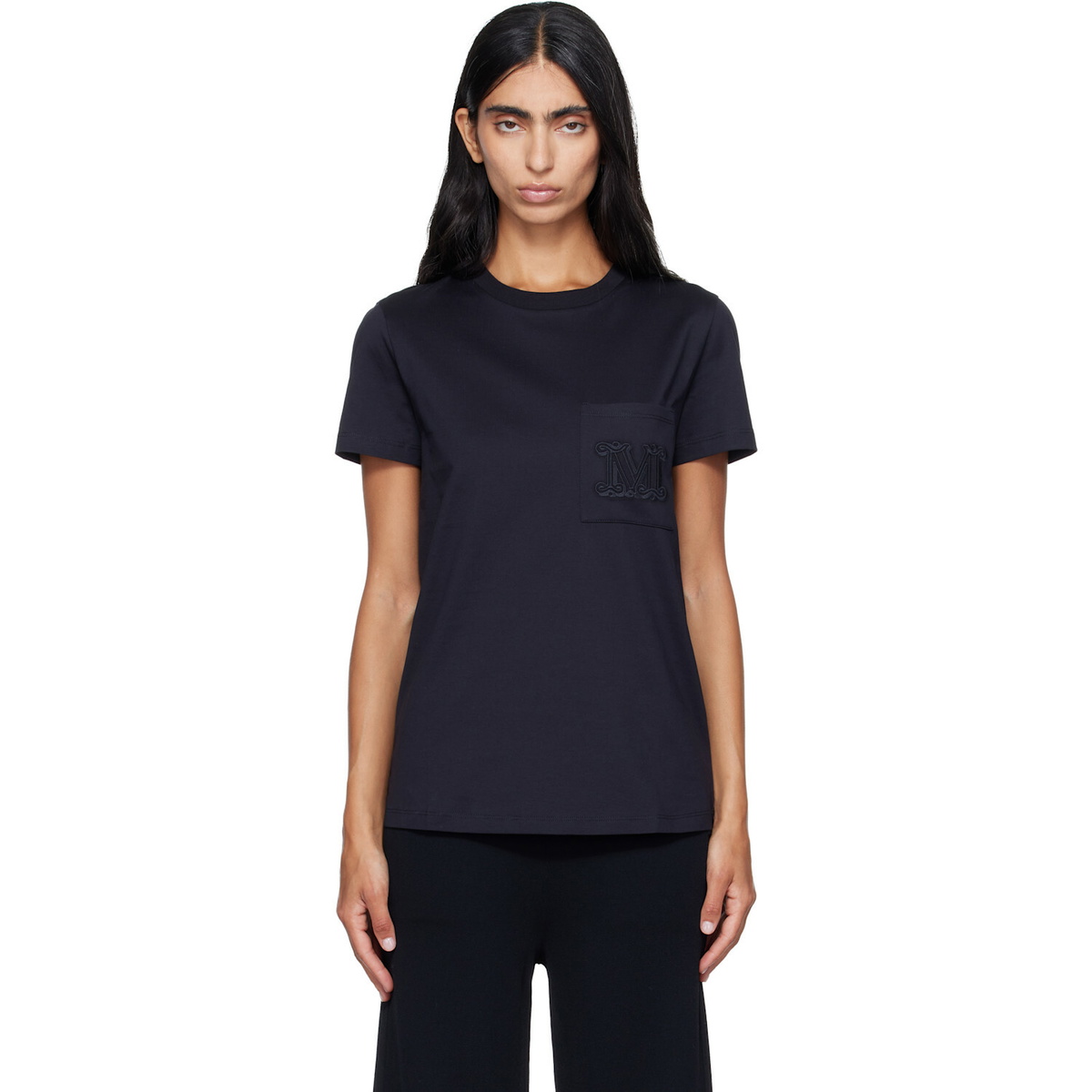 Max Mara Black Papaia T-shirt