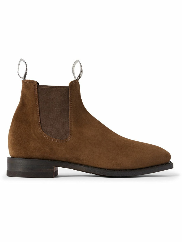 Photo: R.M.Williams - Comfort Craftsman Suede Chelsea Boots - Brown
