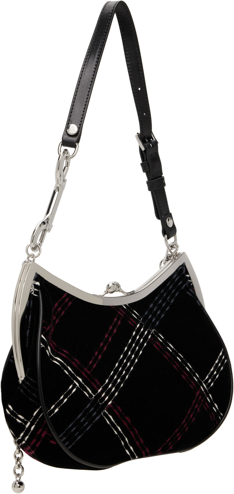 Vivienne Westwood Black Charm Frame Bag