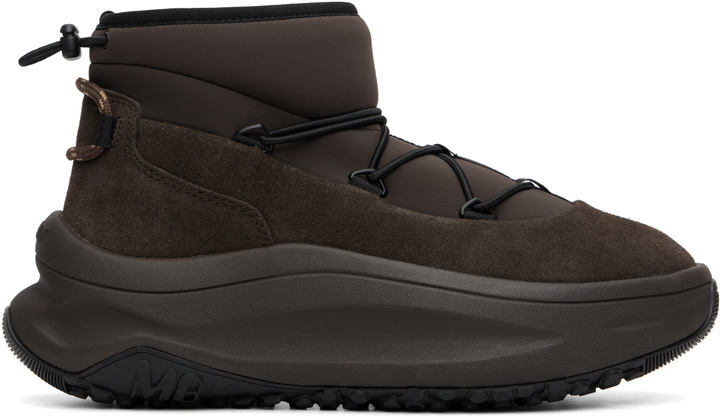 Photo: Moon Boot Brown Moon247 Slip-On Sneakers