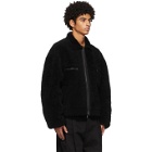 Haider Ackermann Reversible Black Shearling Jacket