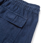 Vilebrequin - Pacha Linen Drawstring Trousers - Men - Navy