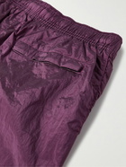 Stone Island - Logo-Appliquéd Straight-Leg Mid-Length Swim Shorts - Purple