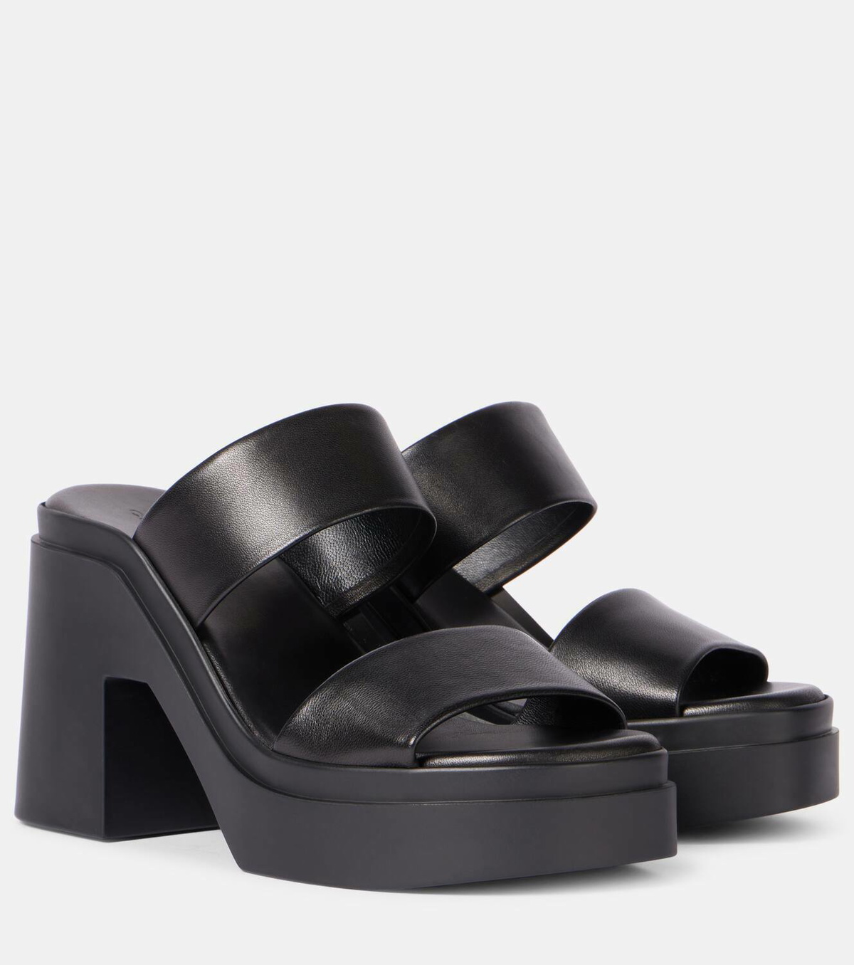 Clergerie Next 110 leather platform mules