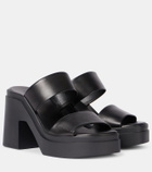 Clergerie Next 110 leather platform mules