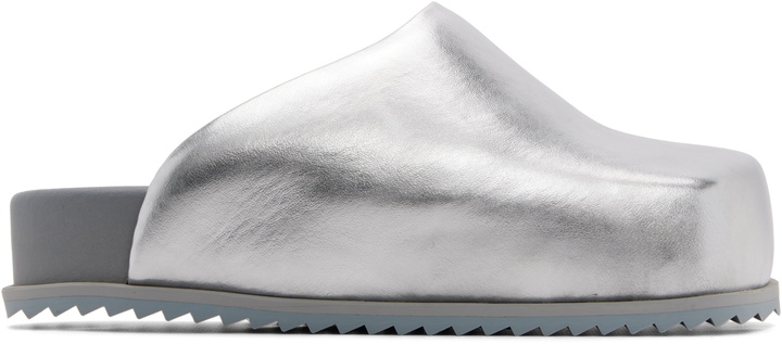 Photo: YUME YUME SSENSE Exclusive Silver Truck Slip-on Loafers