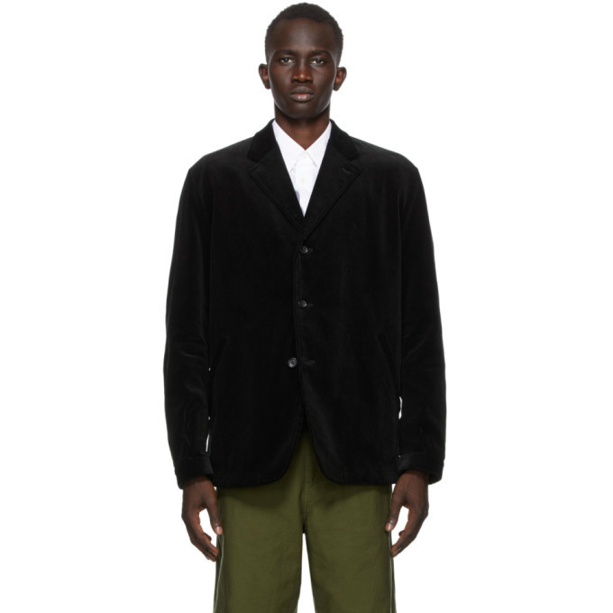 Comme des Garcons Homme Black Corduroy Jacket Comme des Garcons Homme