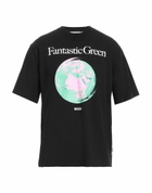 Msgm Mens T-shirt in Black
