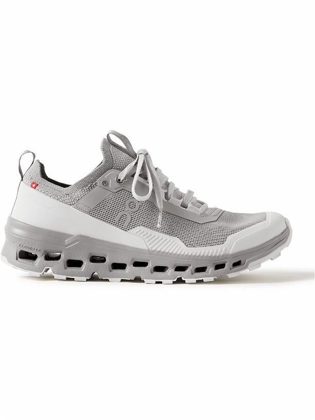 Photo: ON - Cloudultra 2 Rubber-Trimmed Mesh Running Sneakers - Gray