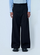 Comme des Garçons Homme Wide-Leg Pleated Trousers