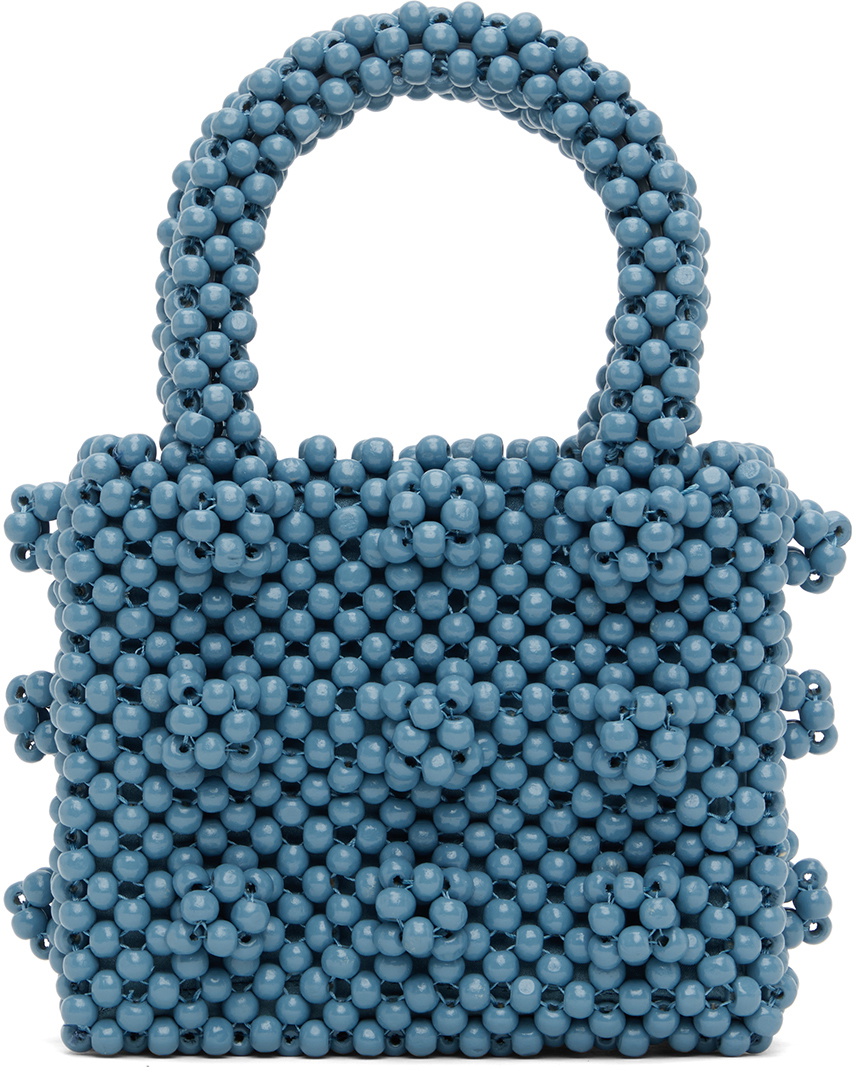 Shrimps Blue Mini Antonia Bag