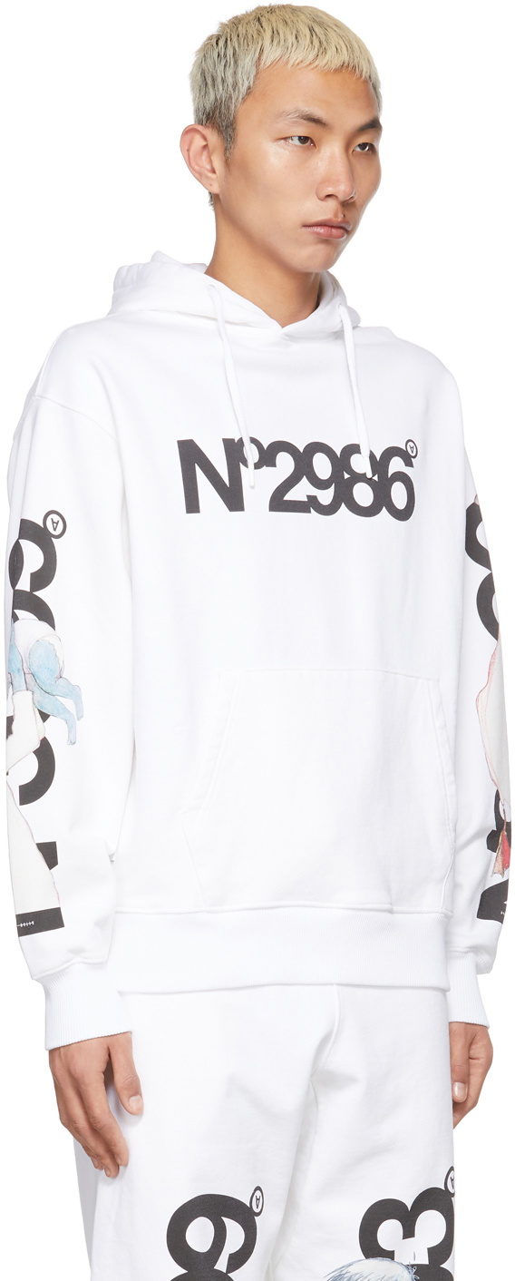 Aitor Throup’s TheDSA White 'No2986' Hoodie