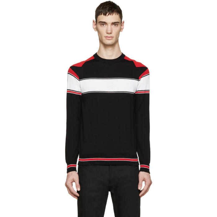 Givenchy Tricolor Knit Star Sweater Givenchy