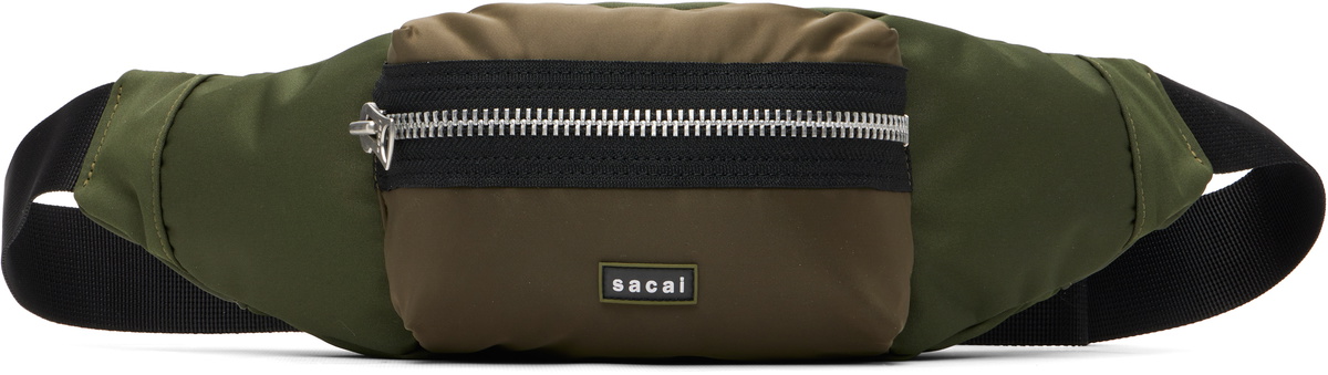 sacai Khaki Pocket Bum Bag Sacai