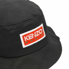 Kenzo Paris Men's Kenzo Patch Logo Bucket Hat in Black