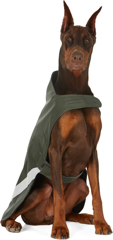 Photo: Stutterheim SSENSE Exclusive Khaki Lightweight Dog Raincoat