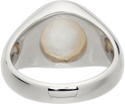 Tom Wood White Mother-Of-Pearl Lizzie Ring