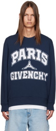Givenchy Navy Crewneck Sweatshirt