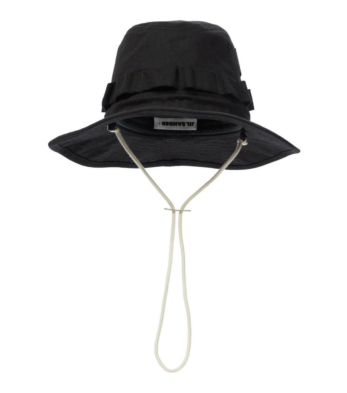 Jil Sander Cotton herringbone bucket hat