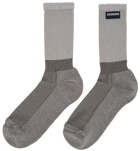 Jacquemus Grey La Montagne 'Les Chaussettes À L'Envers' Socks