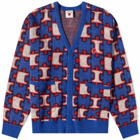 ICECREAM Men's Jigsaw Cardigan in Blue