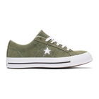 Converse Green Suede One Star Ox Sneakers