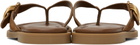 rag & bone Brown Gia Italian Suede Thong Sandals