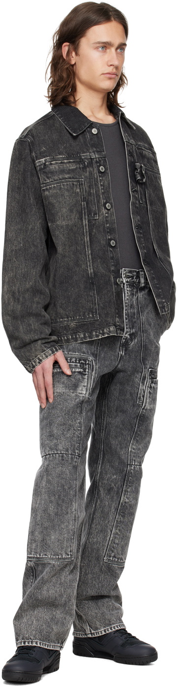 OUAT Black Cargo Jeans