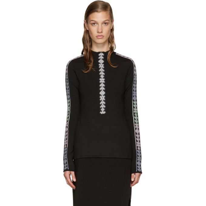 Photo: Peter Pilotto Black Band Mock Neck Sweater