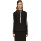 Peter Pilotto Black Band Mock Neck Sweater