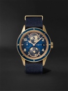 MONTBLANC - 1858 Geosphere Messner Limited Edition Automatic 42mm Bronze and NATO Watch, Ref. No. 126361