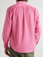 Portuguese Flannel - Lobo Button-Down Collar Cotton-Corduroy Shirt - Pink