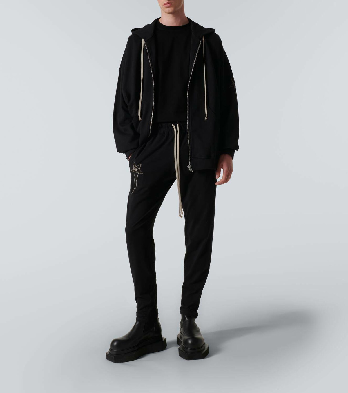 Rick Owens Jumbo Jason cotton hoodie Rick Owens