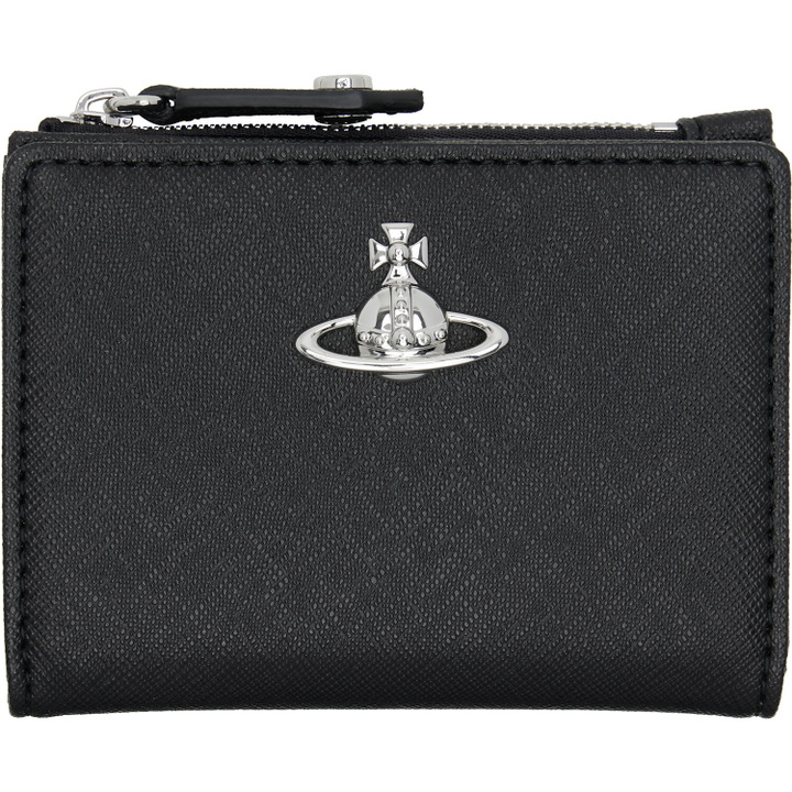 Photo: Vivienne Westwood Black Orb Slim Flap Card Holder