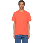 Noah NYC Orange Logo Pocket T-Shirt