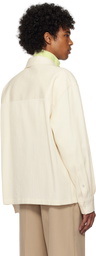 LE17SEPTEMBRE Beige Zip & Button Front Jacket