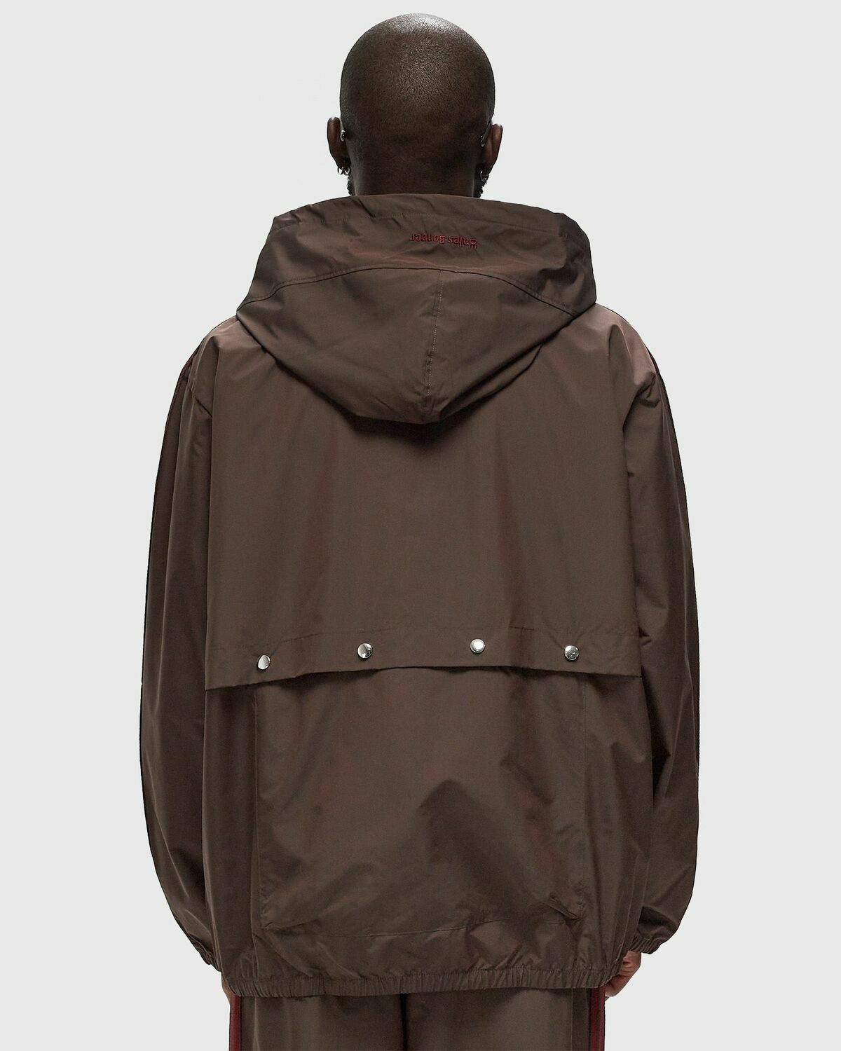 パーカー・フーディ ADIDAS X WALES BONNER | WB NYLON ANORAK NIGHT BROWN UNISEX WALES BONNER X ADIDAS NYLON ANORAK - NIGHT BROWN