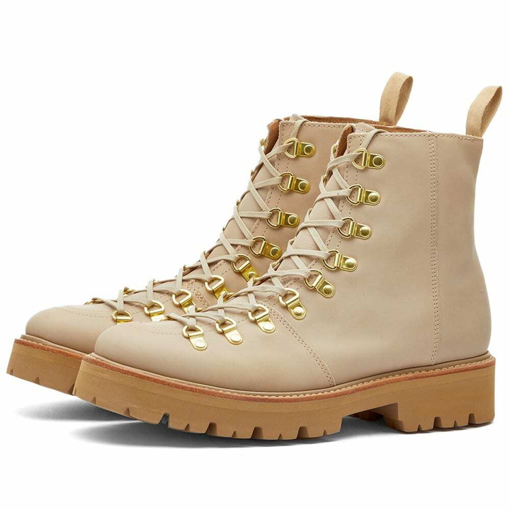 Photo: Grenson Women's Nanette Leather Ankle Boot in Stone