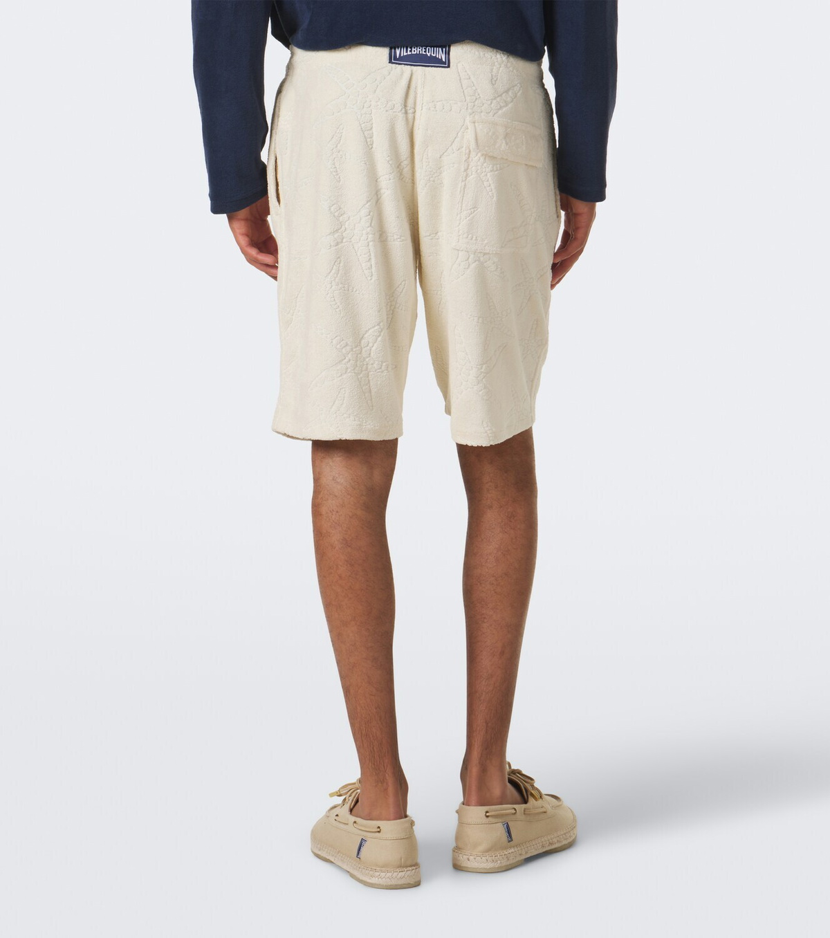 Vilebrequin Bolide jacquard cotton-blend terry shorts
