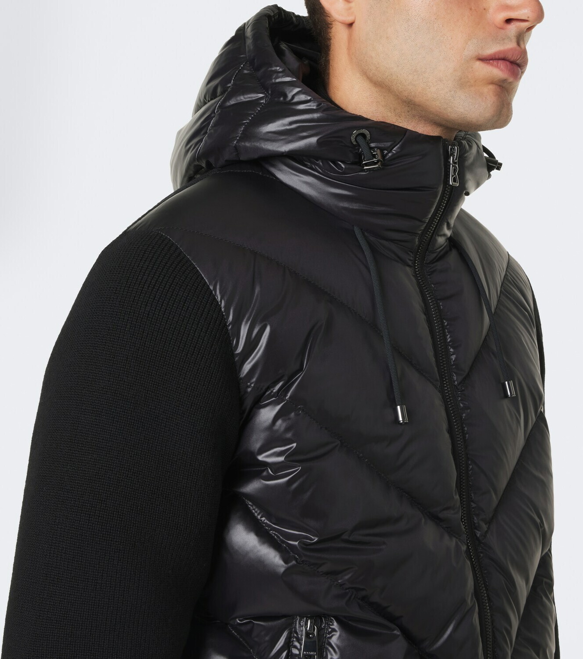 Bogner Zisco down-paneled hooded wool cardigan Bogner