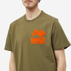 Maharishi Men's Paper-Cut Rabbit T-Shirt in Olive