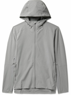 Lululemon - Warp Light WovenAir™ Mesh-Panelled Recycled Swift™ Hooded Jacket - Gray