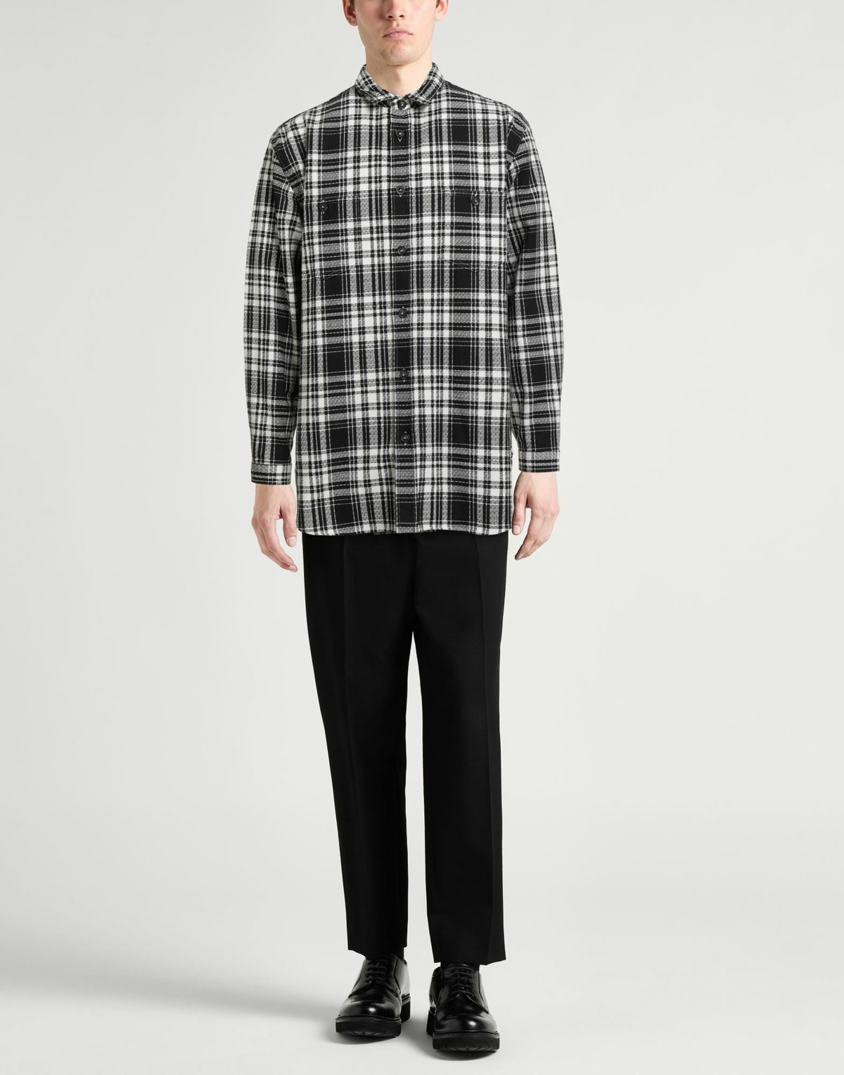 Lardini Mens Shirt in Black