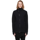 Boris Bidjan Saberi Black Object-Dyed Zip Hoodie