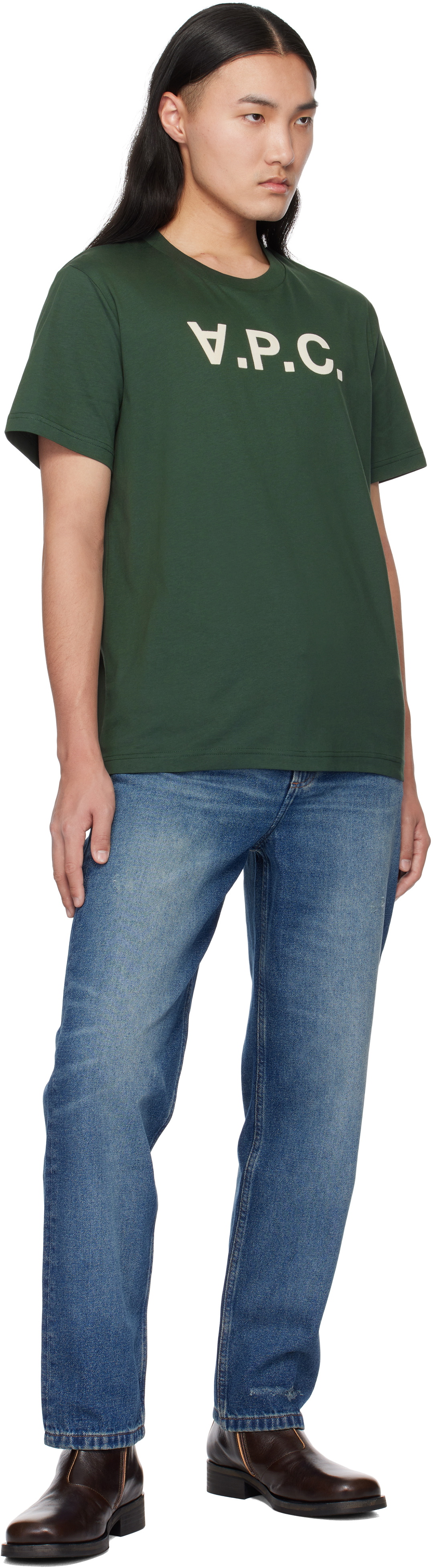A.P.C. Green Standard Grand 'VPC' T-shirt A.P.C.