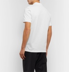 Alexander McQueen - Slim-Fit Skull-Embellished Organic Cotton-Piqué Polo Shirt - White