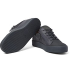 Giuseppe Zanotti - Leather and Mesh Sneakers - Men - Dark gray