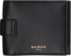 BALMAIN Black Pulse Trifold Lambskin Wallet